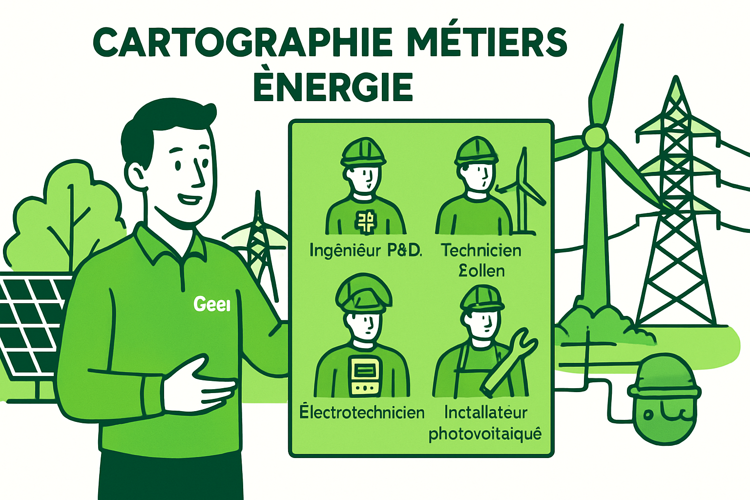 découvrez la cartographie des métiers de l'énergie et comprenez les profils clés qui façonnent ce secteur dynamique.
