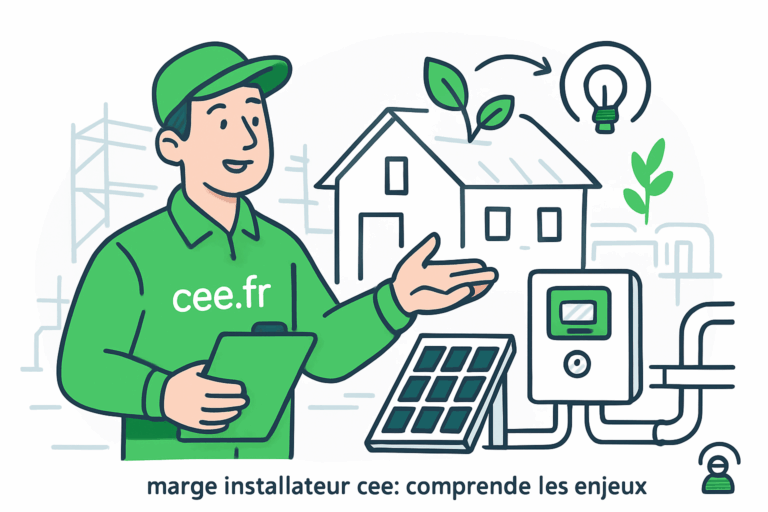 découvrez les enjeux de la marge installateur dans le cadre des certificats d'économies d'énergie (cee) et optimisez vos bénéfices tout en respectant les régulations.