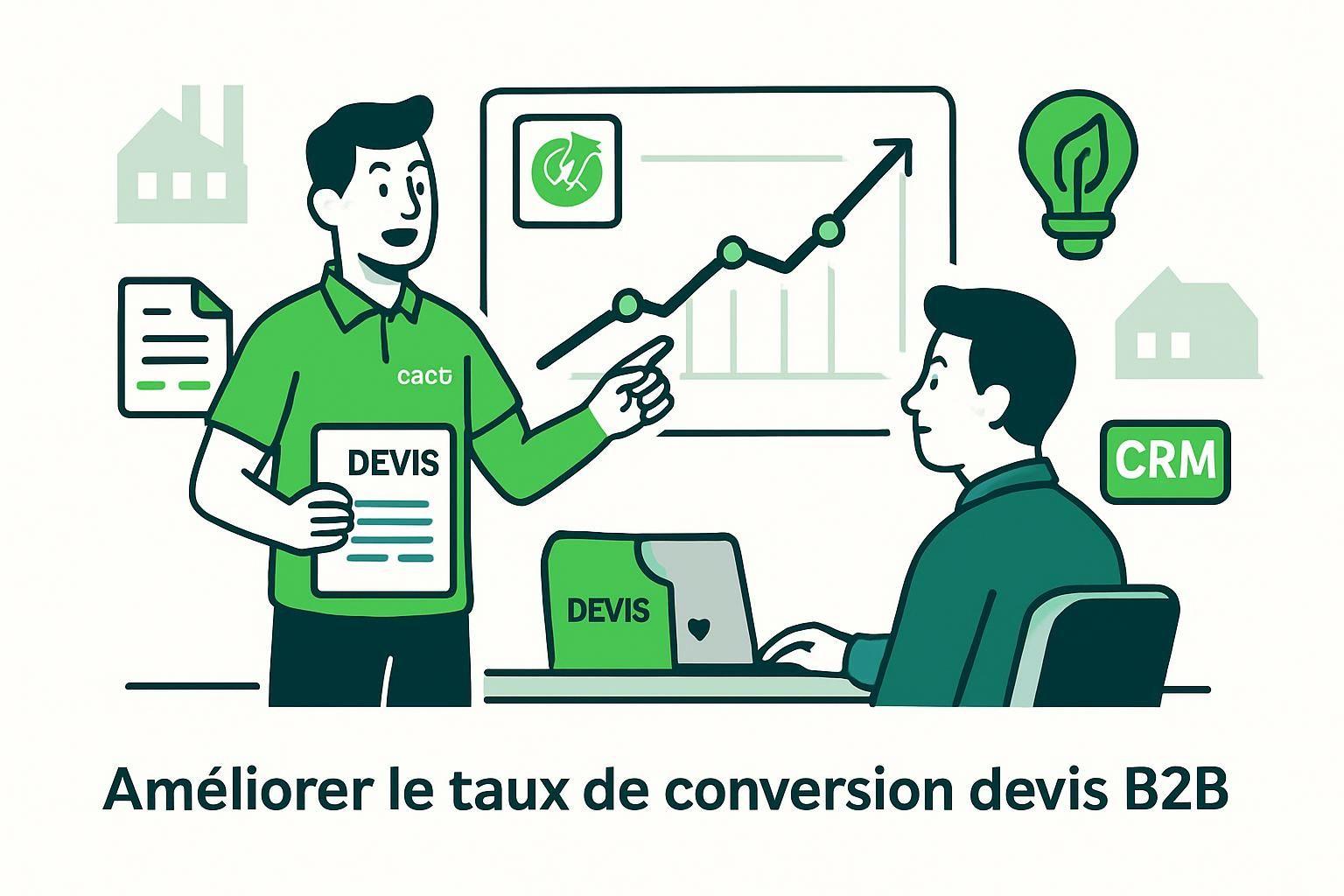 découvrez des stratégies efficaces pour améliorer le taux de conversion des devis b2b en 2026 et booster votre performance commerciale.