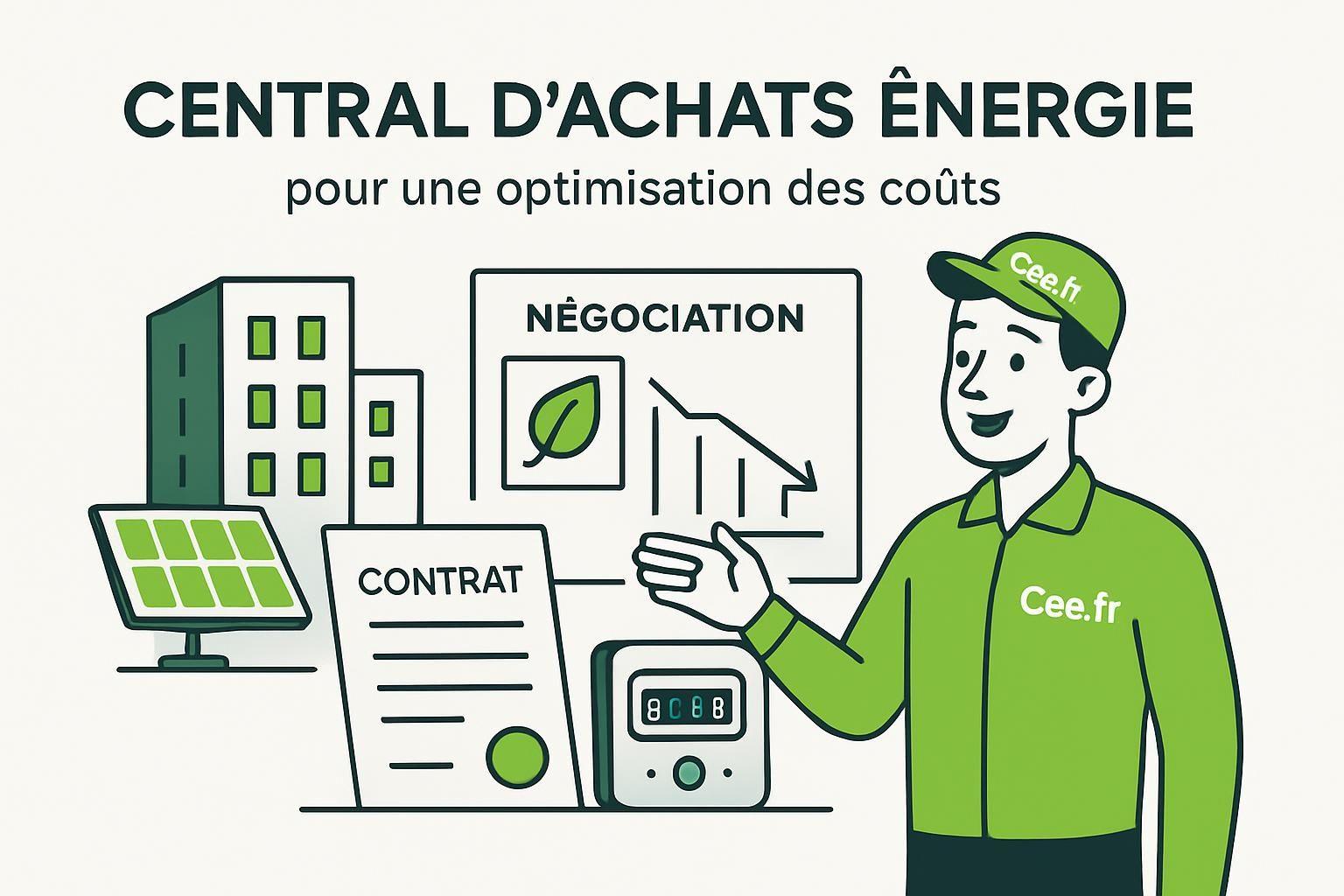 central d’achats énergie : optimisez vos coûts et contrats grâce à des solutions adaptées pour réduire vos dépenses énergétiques et bénéficier des meilleures offres du marché.